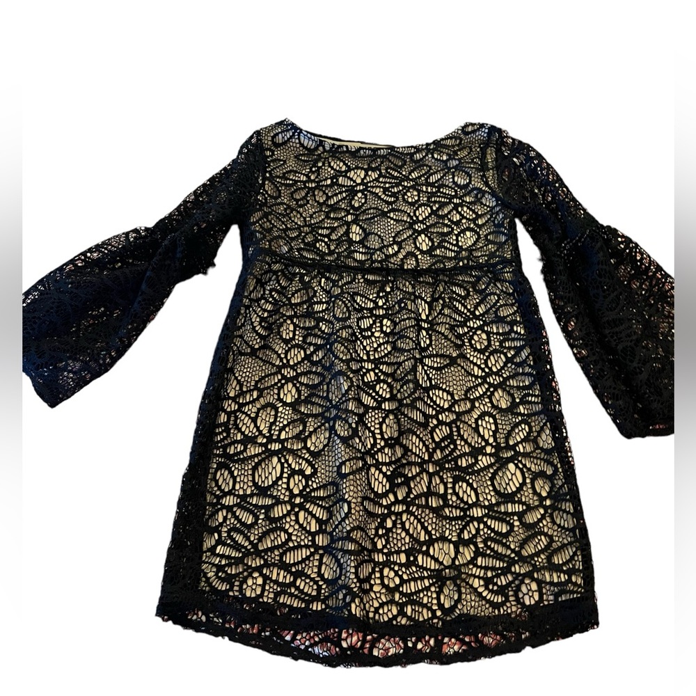 Black lace cocktail New Years Eve or Christmas‎ party  semi formal Women’s dress